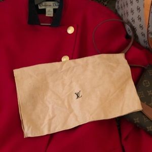 Christian Dior vintage red ,black  set sz 12! Auth